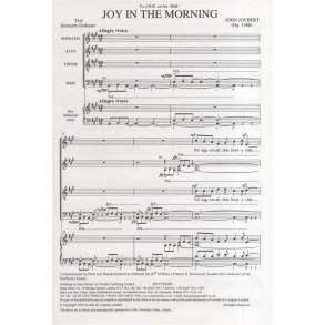 John Joubert: Joy In The Morning Op.136b