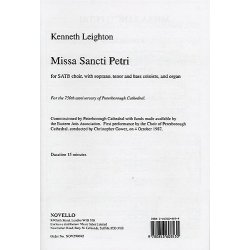 Kenneth Leighton: Missa Sancti Petri