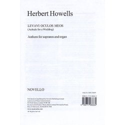 Herbert Howells: Levavi Oculos Meos (Aubade For A Wedding)