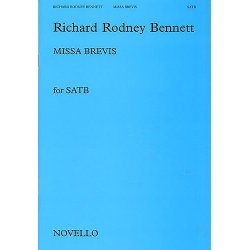 Richard Rodney Bennett: Missa Brevis (SATB)
