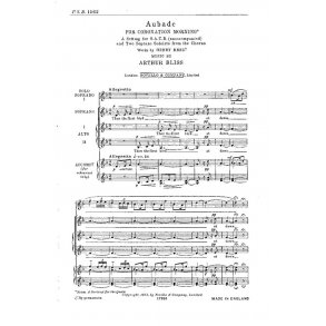 Arthur Bliss: Aubade - Soprano Soli/SATB
