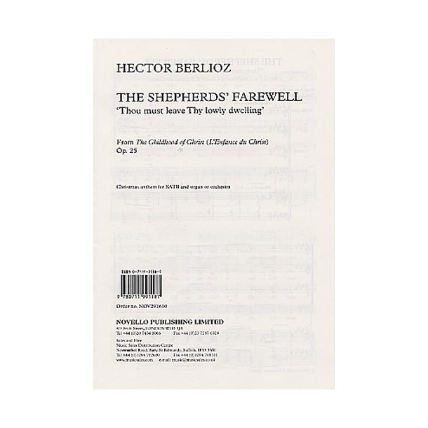 Berlioz: The Shepherds' Farewell