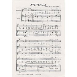Edward Elgar: Ave Verum Op.2 No.1 (Soprano/SATB)