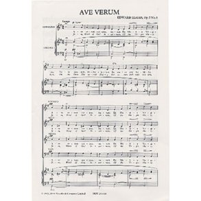 Edward Elgar: Ave Verum Op.2 No.1 (Soprano/SATB)