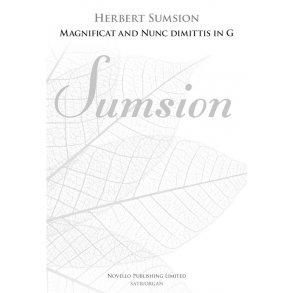 Herbert Sumsion: Magnificat And Nunc Dimittis In G (New Engraving)