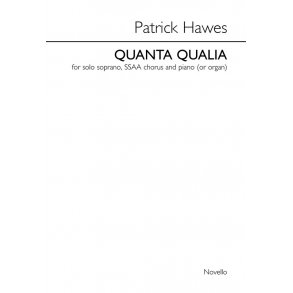Patrick Hawes: Quanta Qualia (Soprano/SSAA/Piano)