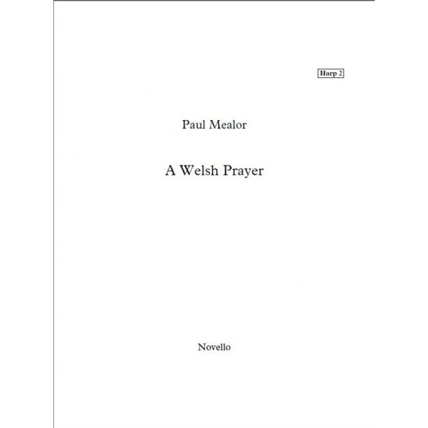 Paul Mealor: A Welsh Prayer (Harp Parts)