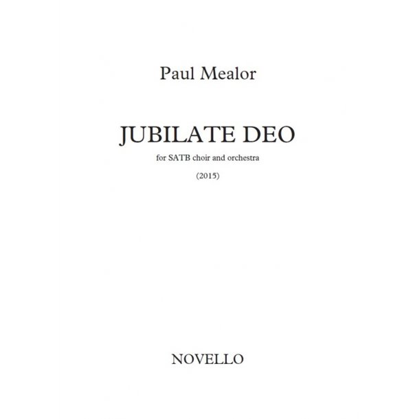 Paul Mealor: Jubilate Deo (Full Score)