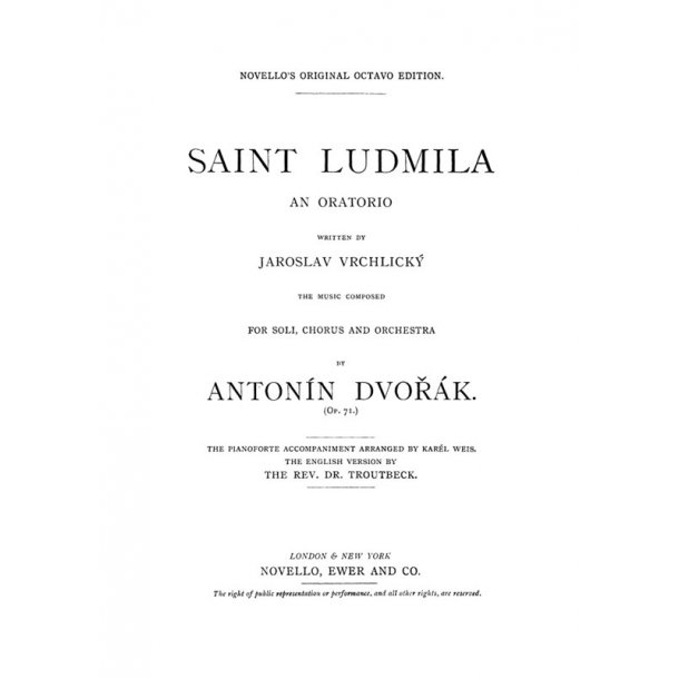 Anton&iacute;n Dvo&#345;&aacute;k: Saint Ludmila
