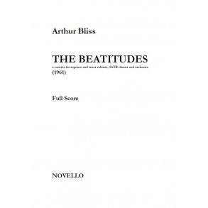 Arthur Bliss: The Beatitudes (Full Score)