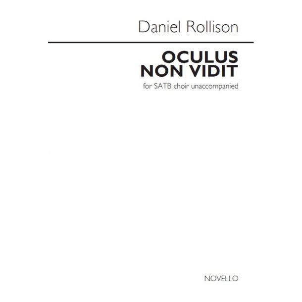 Daniel Rollison: Oculus Non Vidit