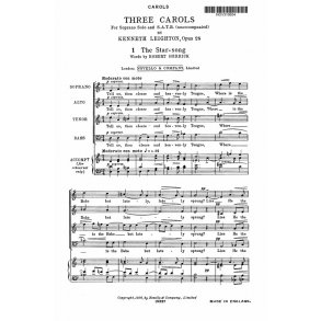 Kenneth Leighton: Star Song Op.25a