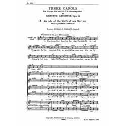 Kenneth Leighton: Ode Of The Birth Of Our Saviour Op.25c
