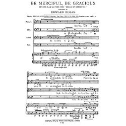 Elgar: Be Merciful, Be Gracious for SATB and Organ or Piano acc.
