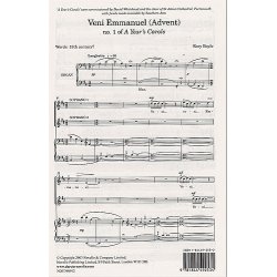 Rory Boyle: A Year's Carols No.1 - Veni Emmanuel (Advent)