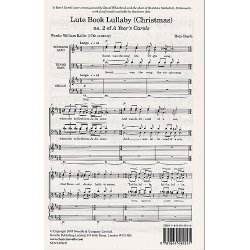 Rory Boyle: A Year's Carols No.2 - Lute Book Lullaby (Christmas)