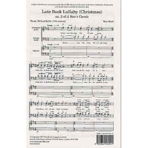 Rory Boyle: A Year's Carols No.2 - Lute Book Lullaby (Christmas)