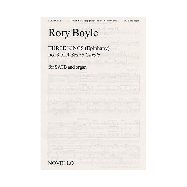 Rory Boyle: A Year's Carols No.3 - Three Kings (Epiphany)