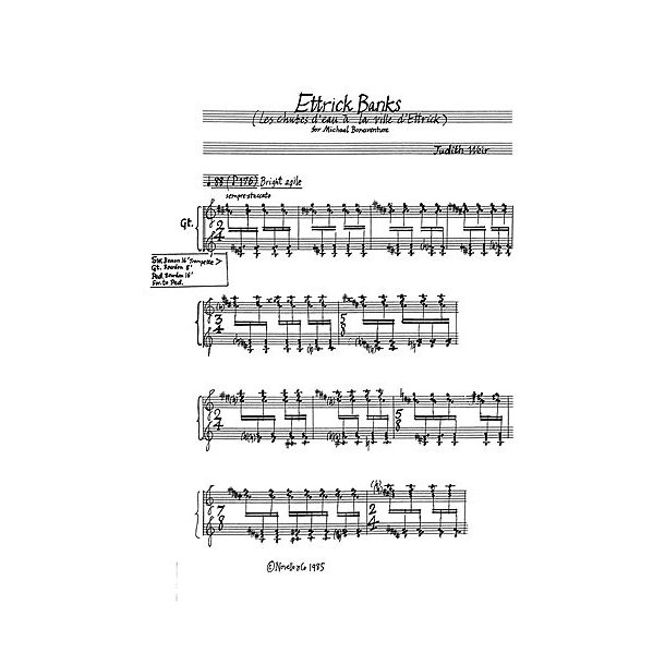 Judith Weir: Ettrick Banks