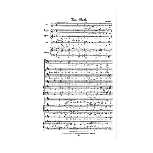 John Stainer: Magnificat And Nunc Dimittis (Men's Voices)