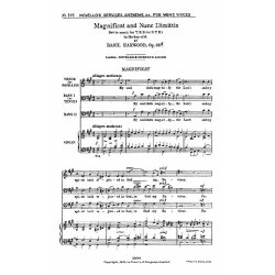 Basil Harwood: Magnificat and Nunc Dimitis In A (Men's Voices)