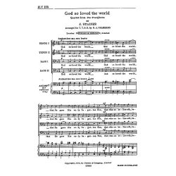 John Stainer: God So Loved The World (TTBB)