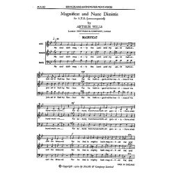 Arthur Wills: Magnificat And Nunc Dimittis (Unaccompanied Men's Voices)