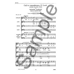 Richard Farrant: Call To Remembrance O Lord (SATB)
