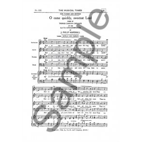 J. Philip Marshall: O Come Quickly, Sweetest Lord