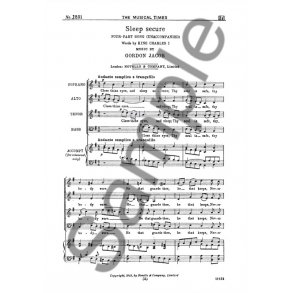 Gordon Jacob: Sleep Secure