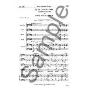 David Poole-Connor: If Ye Then Be Risen