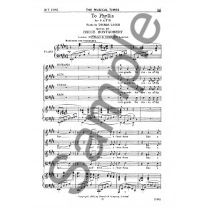 Bruce Montgomery: To Phyllis