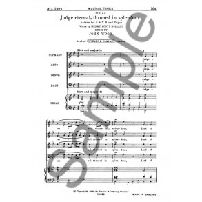 John Wood: Judge Eternal, Throned In Splendour