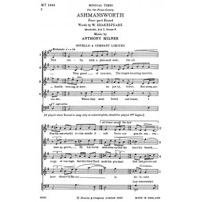 Anthony Milner: Ashmansworth