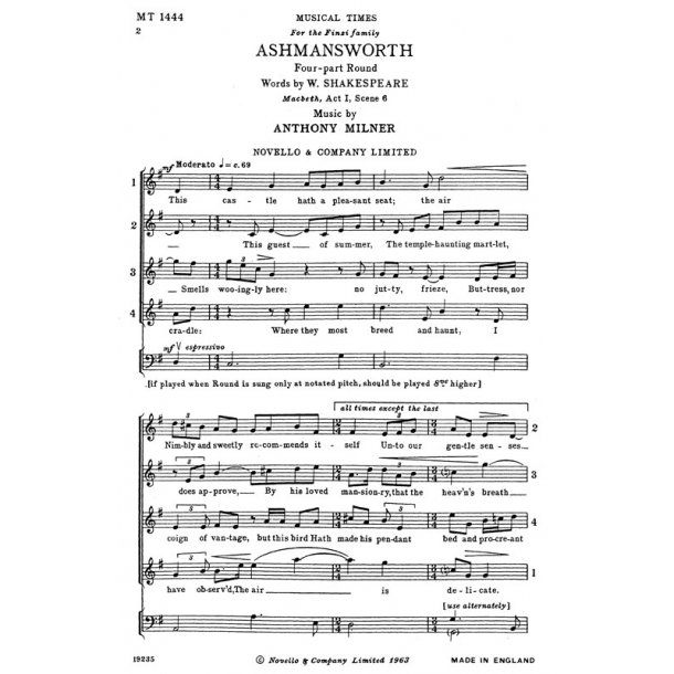 Anthony Milner: Ashmansworth