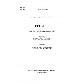 Gordon Crosse: Epitaph