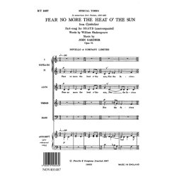 John Gardner: Fear No More The Heat O' The Sun (Cymbeline) Op.71