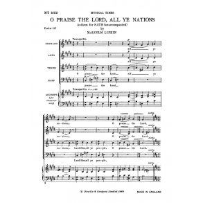 Malcolm Lipkin: O Praise The Lord, All Ye Nations