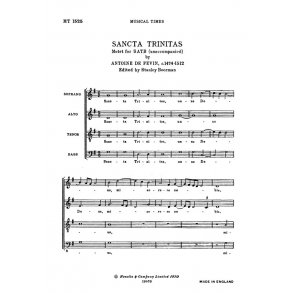 Antoine De Fevin: Sancta Trinitas