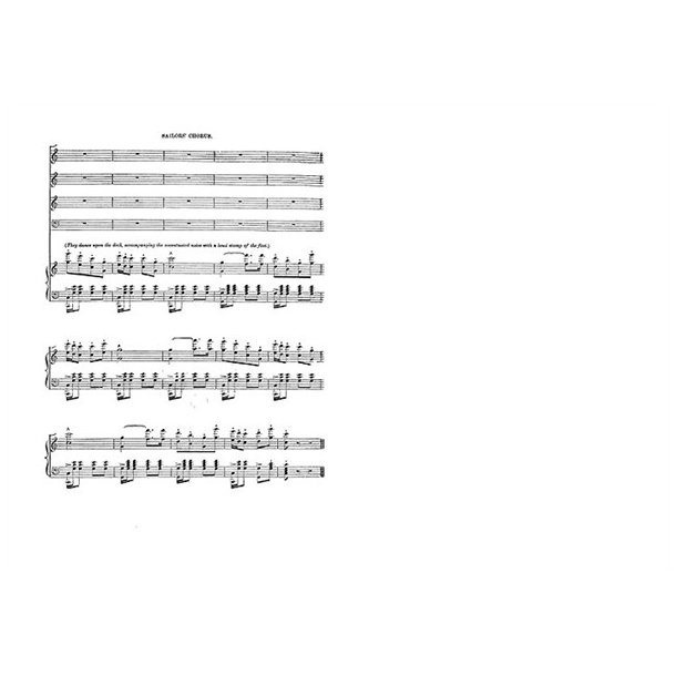 Richard Wagner: Sailor's Chorus (TTBB/Piano)