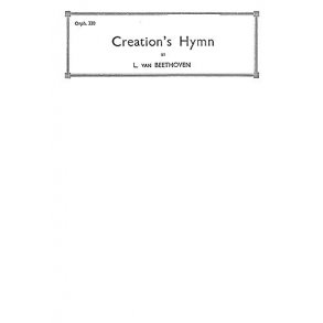 Beethoven: Creation's Hymn (TTBB)