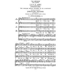 Johannes Brahms: Lullaby (Wiegenlied) Op.49 No.4 - TTBB