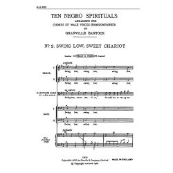 Granville Bantock: Swing Low, Sweet Chariot (No.2 From 'Ten Negro Spirituals')