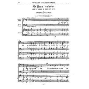 Arthur Sullivan: Te Deum Laudamus (SATB)