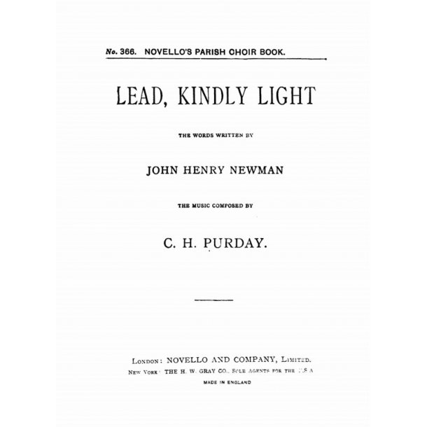 C.H. Purday: Lead, Kindly Light