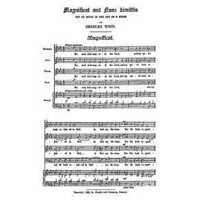 Charles Wood: Magnificat And Nunc Dimittis In C Minor