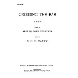 C. Hubert Parry: Crossing The Bar