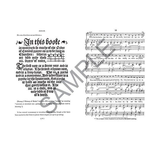 John Merbecke: The Office For The Holy Communion (Vocal Score)