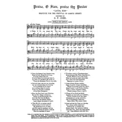 Gerard Francois Cobb: Praise O Sion Praise Thy Pastor