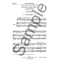 Shaw, M Benedicite Omnia Opera In F Satb/Organ